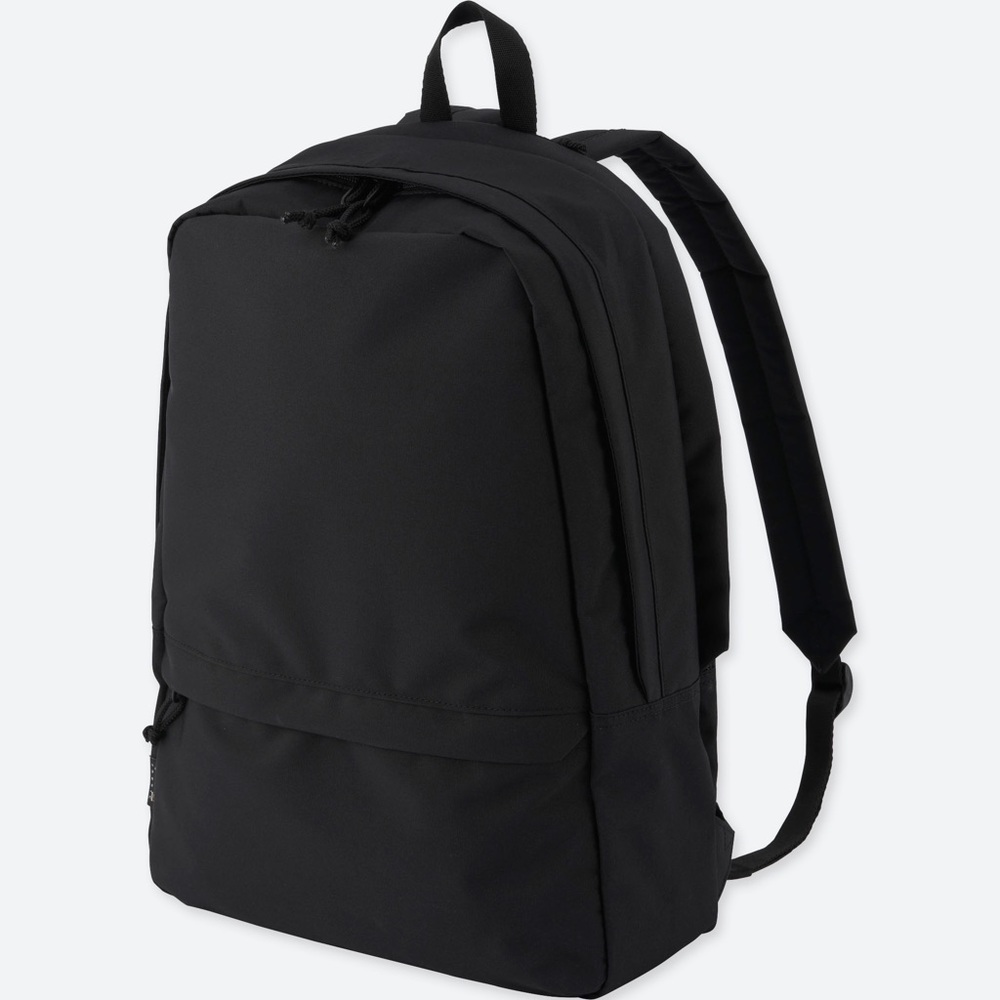 Uniqlo Black Travel Backpack Bookbag